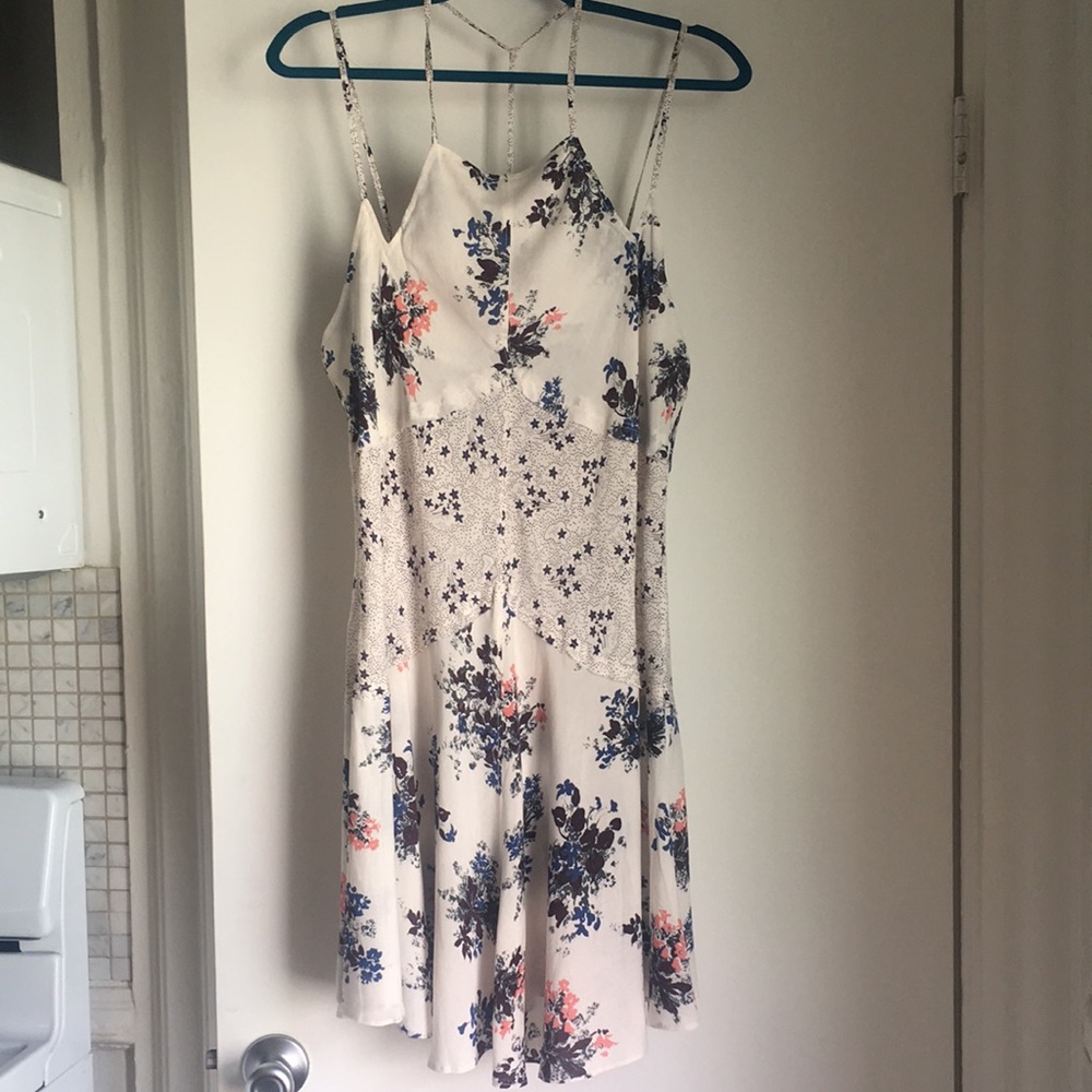 Free People slip dress in Pearl Comb NWT